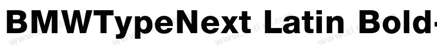 BMWTypeNext Latin Bold字体转换